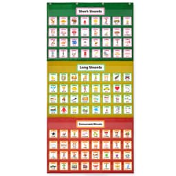 Deluxe Calendar Pocket Chart Children's Wall Chart For Classroom Classroom Supplies Homeschool Back To School Resources For