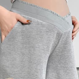 Summer Maternity Waffle Fashion Shorts Adjustable Belly Shorts Clothes for Pregnant Women Casual Pregnancy Sleep Home Wear