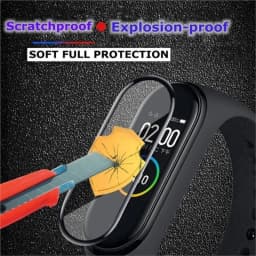 3D Full Screen Protector For Xiaomi Mi band 6 7 Miband Soft Glass Protective Smart Watch Accessories xiaomi mi band 5 4 3 Film