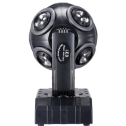 LED 150w Moving Head 8x15W Beam Light with Halo RGBW 4in1 LED DJ Stage Tilt Scan 360° Alien Rotation DMX 512 Disco Bar Dj