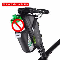 ROCKBROS Rainproof Bike Saddle Bag Bicycle Rear Bags With Water Bottle Pocket Bicycle Reflective Pouch Back Seat Tail Bag
