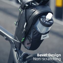 ROCKBROS Rainproof Bike Saddle Bag Bicycle Rear Bags With Water Bottle Pocket Bicycle Reflective Pouch Back Seat Tail Bag