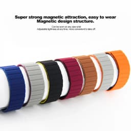 Magnetic Silicone Strap for Samsung Galaxy 6 5 4 40 44mm 6/4Classic 43 47mm 42 46mm No Gaps Bracelet for Watch 5Pro 45mm Band
