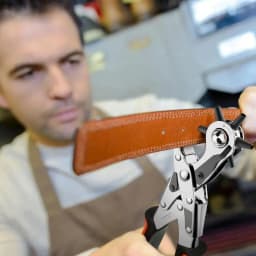 Leather Belt Hole Punch Plier Eyelet Puncher Revolve Sewing Machine Bag Setter Tool Watchband Strap Household Leathercraft