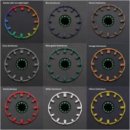 For Casioak GA2100 2110 Luminous Hour Marker Scale Ring Index Dial Ring DIY Watch Modification Dial Watch Refit Mod Accessories