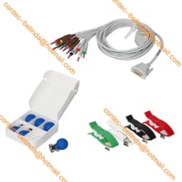 CONTEC Digital 3 Channel 12 Leads ECG/EKG Machine Human or Veterinary Use Electrocardiograph ECG300G