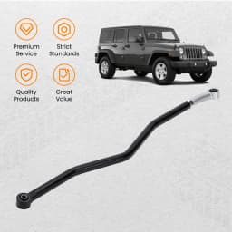 0-6" Lift Rear Adjustable Track Bar Suspension for Jeep Wrangler JK 2007-2018 Panhard Rods