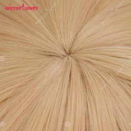【Ready for Ship】Miccostumes Women's Cosplay Wig Princess Golden Wig for Halloween