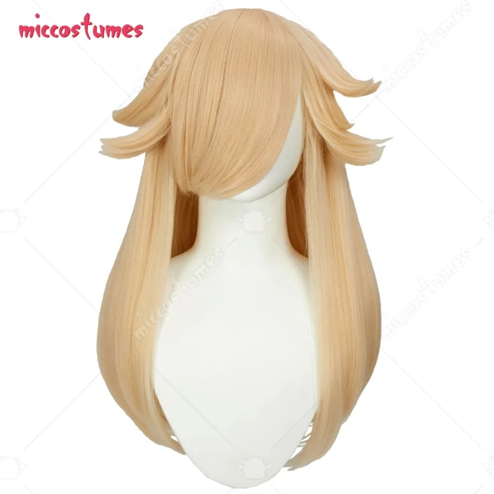 【Ready for Ship】Miccostumes Women's Cosplay Wig Princess Golden Wig for Halloween