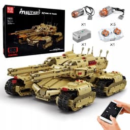MOULD KING 20011 Technical Car Toys The MOC-59688 APP&RC Motorized Mammoth Tank Model Building Blocks Bricks Kids Christmas Gift