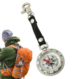 Mini Survival Compass Portable Outdoor Camping Hiking Pocket Navigator Adventure Keychain Compass Climbing Accessories Equipment