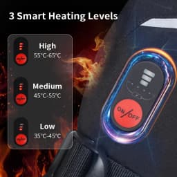 Heated Gloves with Rechargeable Battery Thermal Gloves for Women Men Husband Ski Motorcycle Glove Hand Warmer Heat