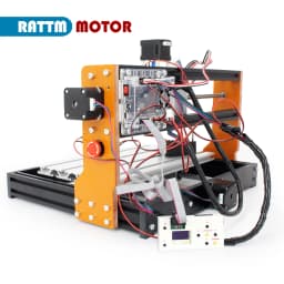 【US&EU】2024 New CNC 3018 Plus Laser Router Machine Alumina Alloy Metal Frame Upgrade Kit 42 Stepper With Limit, Emergency Stop