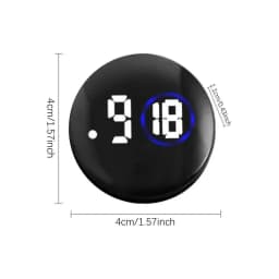 Auto Dashboard Car Clocks For Dash Stick Small Digital LED Display Waterproof Motorcycle Clock Stick Watch For Car Interior