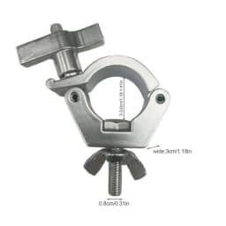 Truss Clamp For Light Aluminum Alloy Truss Clamp Swivel For Lights Lightweight Multifunctional Stable Stage Lighting Accessories