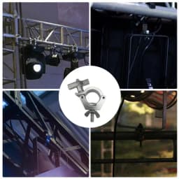 Truss Clamp For Light Aluminum Alloy Truss Clamp Swivel For Lights Lightweight Multifunctional Stable Stage Lighting Accessories