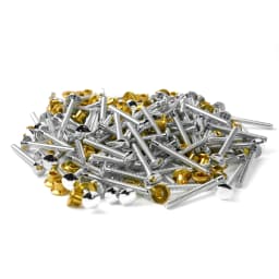 100 PCS For Peterbilt 379 Hucks & Collars - 3/16" Medium Flange Collars Replace MGP98T-R6-10G, MGCS-R6U