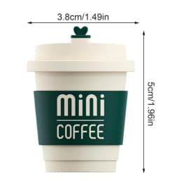 Vent Clip Air Freshener 2 Pieces Aromatherapy Coffee Cup Air Outlet Clip For Air Freshening Long-Lasting Cute Air Outlet Perfume