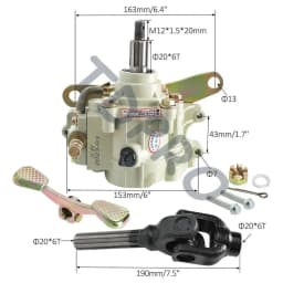 TDPRO 150-300cc ATV Transmission Reverse Gearbox Forward Backward Converter Gear Case For Vertical Engine