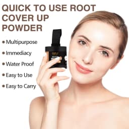 Hairline Shadow Powder for Eyebrows Beard Line Quick Cover Grey Hair Root Cover Up Concealer for Lace Wig Forehead Makeup