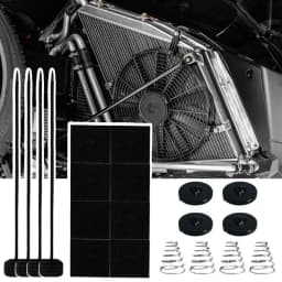 Fan Mounting Kit Electric Radiator Fan Ties Straps Mounting Kit Fan Push Through Radiator Tie Strap for Electric Cooling Fan and