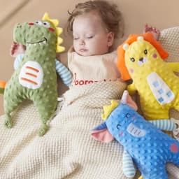 Animal Hand Puppets For Kids Teething Toys Kids Puppets Plush Puppets Soft Teether Educational Toys Elephant Rabbit Lion Plush