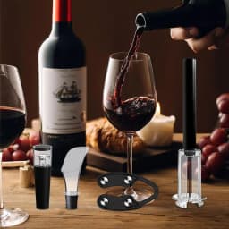 Wine Corkscrew Kits Manual 4-Piece Opener Kits Manual Wine Bottle Opener For Bartenders Waiters Home Kitchen Parties Restaurants