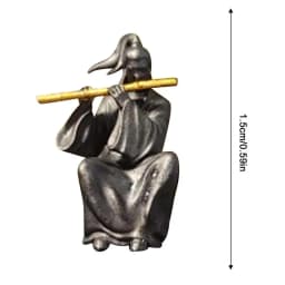 Chinese Knight-Errant Ornaments Knight-Errant Statue Ornament Chinese Ancient Style Resin Miniature Ornaments For Aquarium SUVs