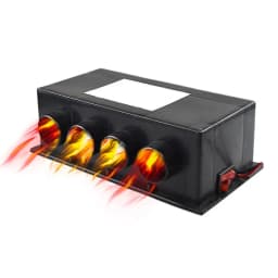 24V 2-4Port Car Heater Defroster Portable Car Electric Dryer Windshield Windscreen Demister 12V 500W Heater Fan For RV SUV Truck
