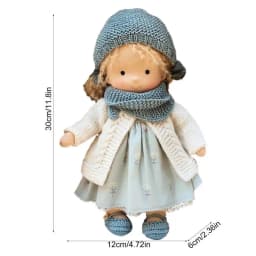 Soft Baby Dolls Handmade First Baby Doll Stuffed Baby Girl Dolls Plush Doll Toy First Baby Doll Plush Rag Doll For Kids