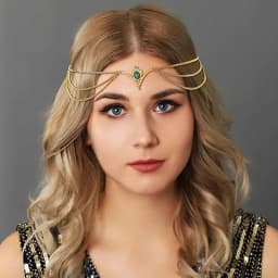 Stonefans Bohemia Hair Chain Accessories for Girls Jewelry Forehead Headband Headpiece Bohemia Hair Chain Wedding Headdress
