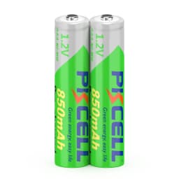4/8/16/24 Pack PKCELL 2200MAH AA Battery +AAA 850MAH 1.2V NI-MH AAA/AA Rechargeable Batteries and Battery Box for Flashlight Toy