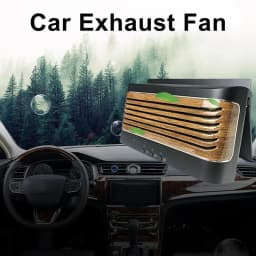 Car Radiator Cooling Fan Solar Powered Car Ventilator Auto Window Air Vent Exhaust Heat Fan Automotive Ventilator Cooling Fan