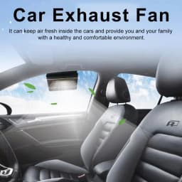 Car Radiator Cooling Fan Solar Powered Car Ventilator Auto Window Air Vent Exhaust Heat Fan Automotive Ventilator Cooling Fan