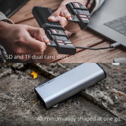 PGYTECH Card Case High-Speed Card Reader USB 3.1 Type-C Memory Card For SD TF SIM Dual-Slot Data Transfer For Cameras Smartphone