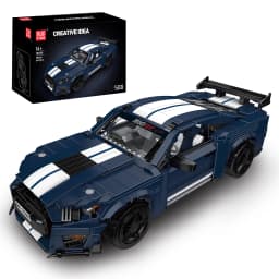 Mold King 10208 Technical Car Toys GT500 Building Blocks Bricks Sheby Car Sports Racing Car Building Block Vehicle Bricks Toys