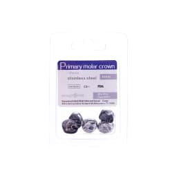 Easyinsmile Dental Crown Kids Primary Molar Ionomer Refill Stainless Steel Upper/Lower Left/Right Teeth 1st/2nd Crowns Cements