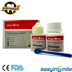 Easyinsmile Dental Crown Kids Primary Molar Ionomer Refill Stainless Steel Upper/Lower Left/Right Teeth 1st/2nd Crowns Cements