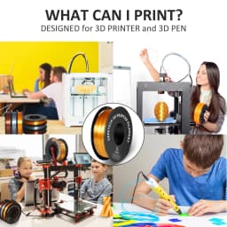 GEEETECH 3D Silk PLA Filament 1kg 1.75mm Spool Wire for 3D Printer Material, Safety, Vacuum Packaging, Special Color, Bubble Fre