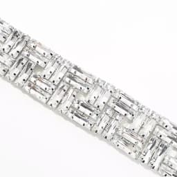 Stonefans Luxury Square Crystal Choker Necklace Chain for Women Statement Hollow Choker Baguette Necklace Collar Jewelry Gift