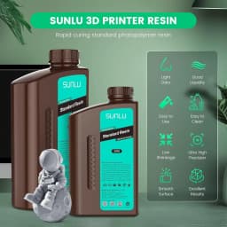 SUNLU 10KG ABS-Like/ Standard / Water-Wash/PA-Like/ 14K High Precision Resin 405nm Rapid UV-Curing Photopolymer Resin 1KG/Bottle