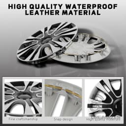 4PCS Hub Cap Performance Replacement Wheel Cap Automobile Full Rim For Universal 15 Inch Rim Size Car Car Wheel Wall Decor