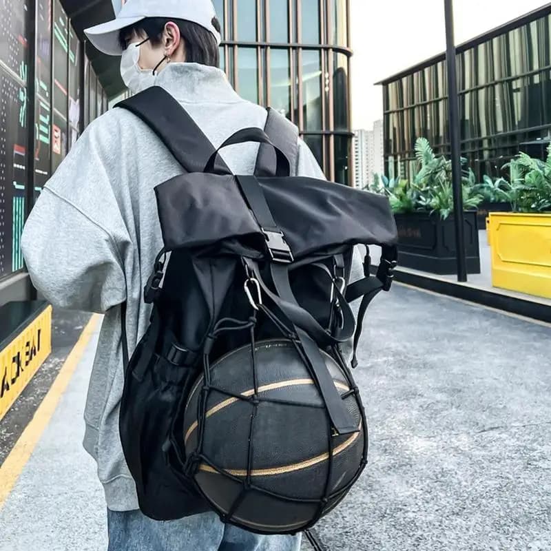 Basketball Backpack Large Sports Bag For Men With Separate Ball Compartment Sports Equipment Bag For Soccer Volleyball Travel