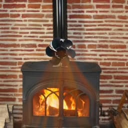 Heat Powered Stove Fan 6 Leaves Circulating Warm Air Fireplace Fan Quiet Non Electric Thermoelectric Wood Stove Fan