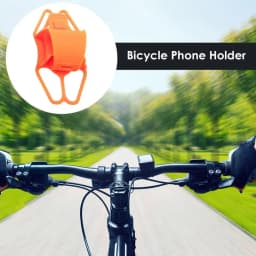 Motorcycle Phone Mount Detachable Phone Holder Bracket Silicone Strap Security Bands Cycling Phone Silicone Holder Strap For
