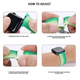 Carbon Nylon Strap For Apple watch band 40mm 44mm 45mm 41mm 49mm 38mm Elastic bracelet iWatch series 9 8 7 6 3 se Ultra 2 bands
