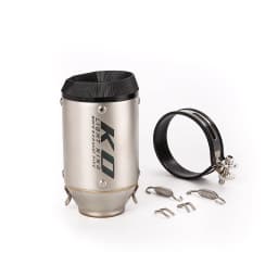 Universal 51MM Motorcycle Bike Exhaust Muffler Pipe Silencer Without DB Killer Stainless Steel/Matte Real Carbon Fiber Black