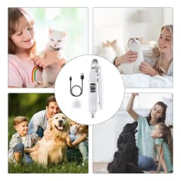 Electric Pet Nail Trimmer Rechargeable Electric Nail Trimmer For Cats Quiet Pet Nail Grinder & Nail Trimmer With LED Light For