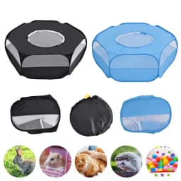 Portable Pet Tent Breathable Pet Cage Tent Small Animal Play Pen Indoor For Bunny/ Ferret/ Chinchilla/ Cat