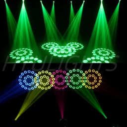 200W Moving Head Light Beam&Spot& Zoom 24 Rotating Prisms 14 Gobos 11Color Wheel &7 -Color Wheel 6 Discharge 3DLens Stage Lights
